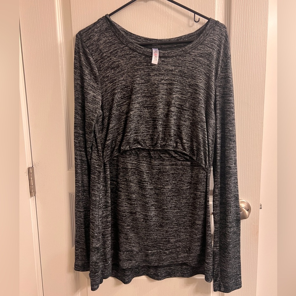 Latched Mama long sleeve nursing shirt